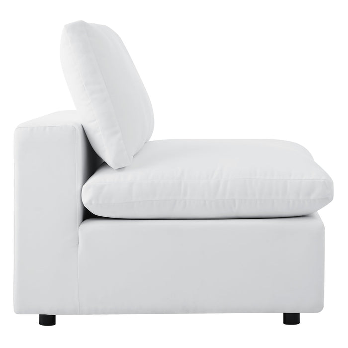 Commix 6-Piece Sunbrella® Outdoor Patio Sectional Sofa by Modway - lifestyle in-use
