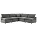 Commix 5-Piece Outdoor Patio Sectional Sofa by Modway - angle view
