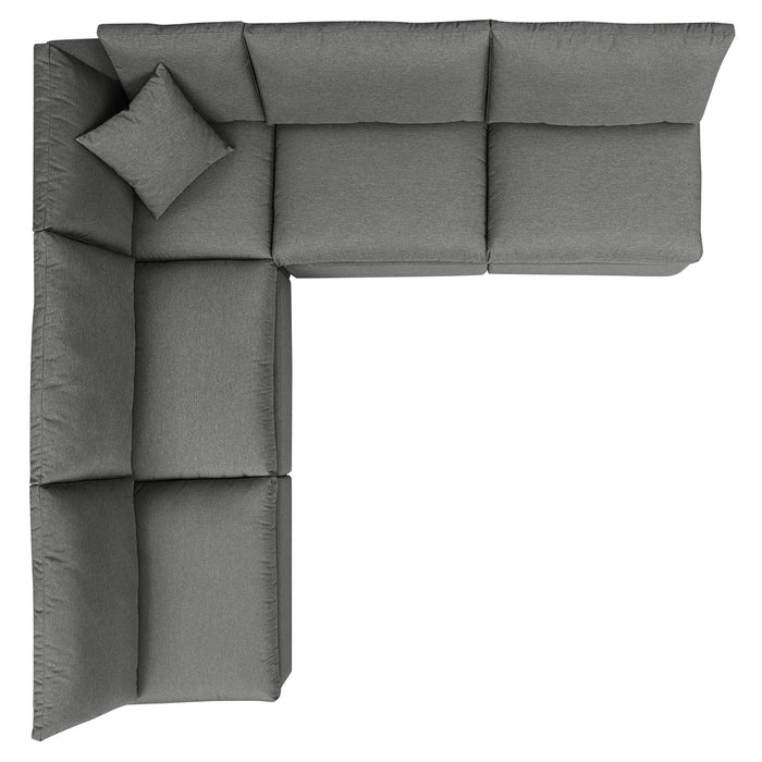 Commix 5-Piece Outdoor Patio Sectional Sofa by Modway - feature highlight