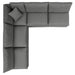 Commix 5-Piece Outdoor Patio Sectional Sofa by Modway - feature highlight