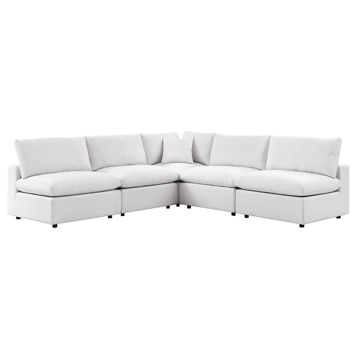 Commix 5-Piece Outdoor Patio Sectional Sofa by Modway - control panel detail