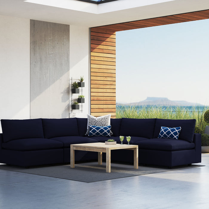 Commix 5-Piece Sunbrella® Outdoor Patio Sectional Sofa