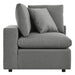 Commix 5-Piece Outdoor Patio Sectional Sofa by Modway - lifestyle in-use
