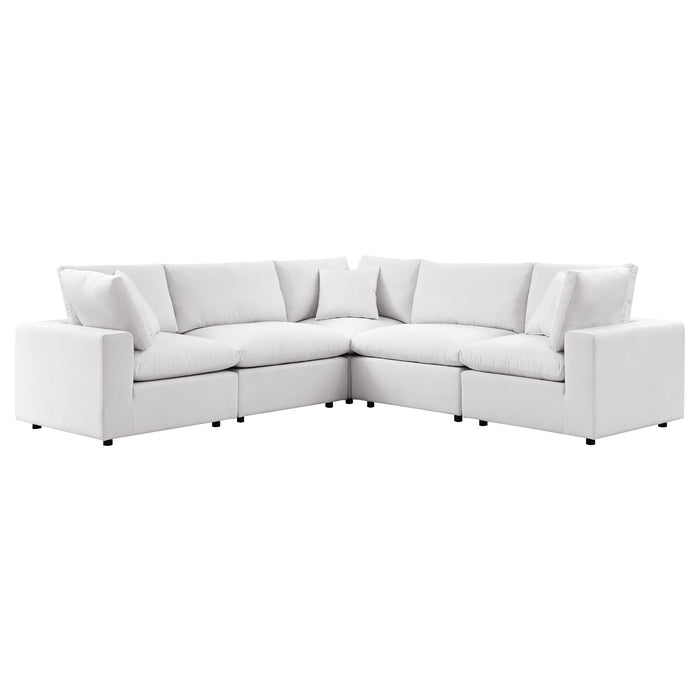 Commix 5-Piece Outdoor Patio Sectional Sofa by Modway - view 24