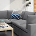 Commix 5-Piece Sunbrella® Outdoor Patio Sectional Sofa by Modway - product label