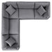 Commix 5-Piece Sunbrella® Outdoor Patio Sectional Sofa by Modway - view 21