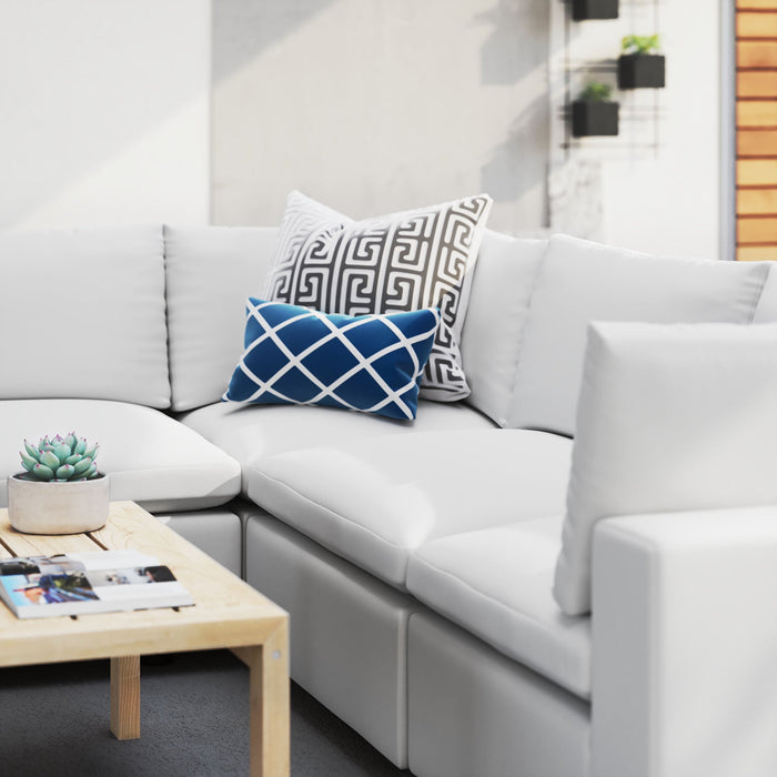 Commix 5-Piece Sunbrella® Outdoor Patio Sectional Sofa by Modway - detail close-up