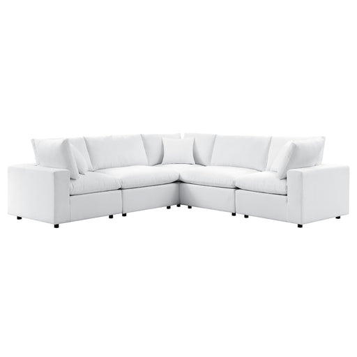 Commix 5-Piece Sunbrella® Outdoor Patio Sectional Sofa by Modway - angle view