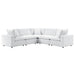 Commix 5-Piece Sunbrella® Outdoor Patio Sectional Sofa by Modway - angle view