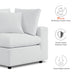 Commix 5-Piece Sunbrella® Outdoor Patio Sectional Sofa by Modway - side view