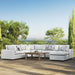 Commix 7-Piece Outdoor Patio Sectional Sofa by Modway - installation view