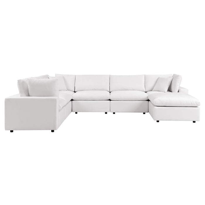 Commix 7-Piece Outdoor Patio Sectional Sofa by Modway - product label