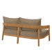 Brisbane Teak Wood Outdoor Patio Loveseat - view 14