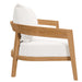 Brisbane Teak Wood Outdoor Patio Loveseat - view 29