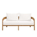 Brisbane Teak Wood Outdoor Patio Loveseat - view 31