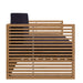 Carlsbad Teak Wood Outdoor Patio Loveseat - view 13