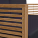 Carlsbad Teak Wood Outdoor Patio Loveseat - view 16
