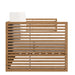 Carlsbad Teak Wood Outdoor Patio Loveseat - view 21