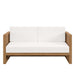 Carlsbad Teak Wood Outdoor Patio Loveseat - view 23
