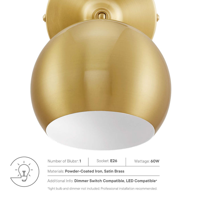 Chalice 4" Swing-Arm Metal Wall Sconce - view 12