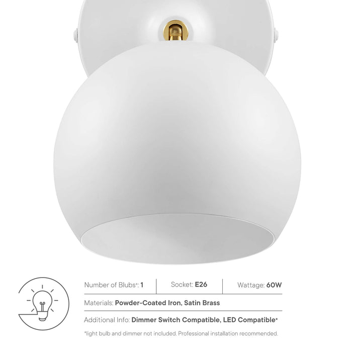 Chalice 4" Swing-Arm Metal Wall Sconce - view 21