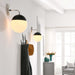 Stellar 1-Light Wall Sconce Opal Polished Nickel