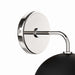 Stellar 1-Light Wall Sconce Opal Polished Nickel