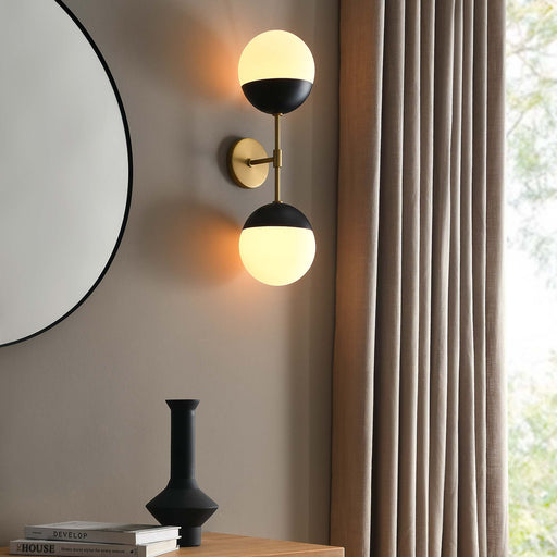 Modway Stellar 2-Light Wall Sconce in Brown