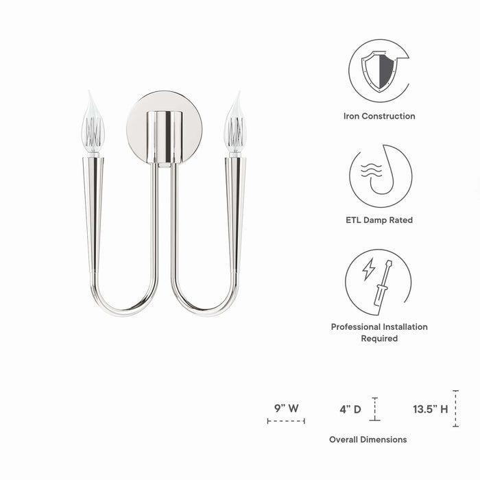 Penrose 2-Light Wall Sconce - view 12