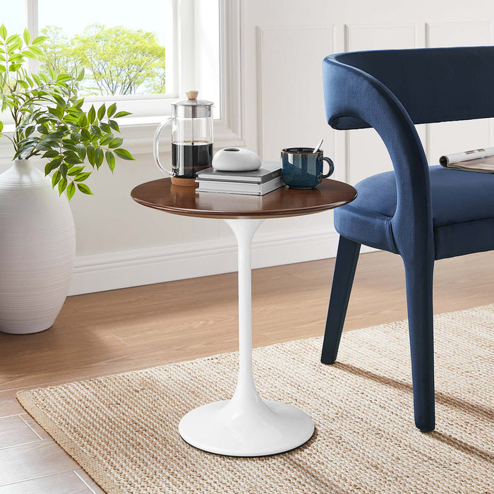 Lippa Round Wood Side Table