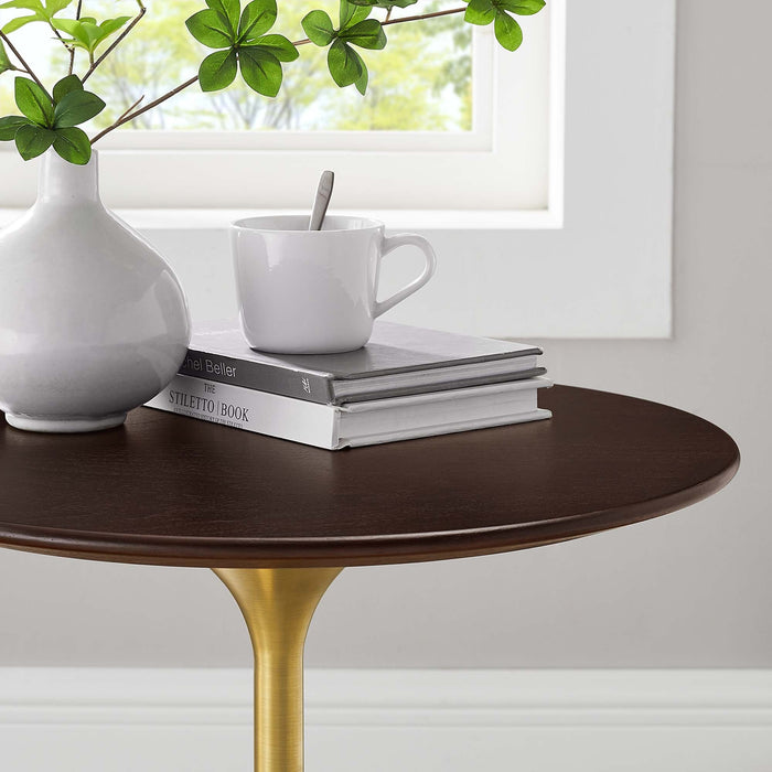 Lippa Round Wood Side Table