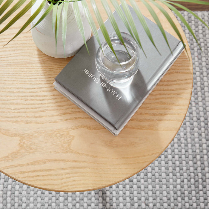 Lippa Round Wood Side Table