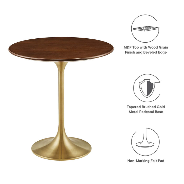 Lippa Round Wood Side Table