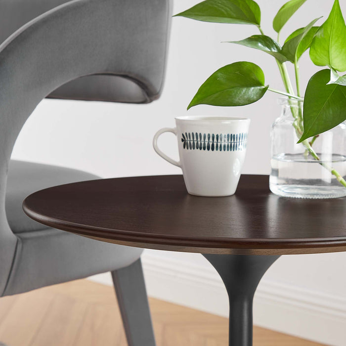 Lippa Round Wood Side Table