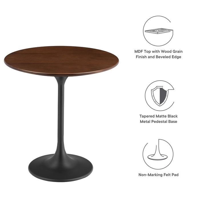 Lippa Round Wood Side Table