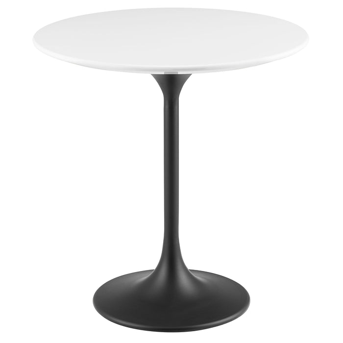 Modway Lippa 20" Round Wood Side Table in 20" - front view