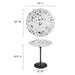 Modway Lippa Round Terrazzo Side Table Living Room Furniture - View 15
