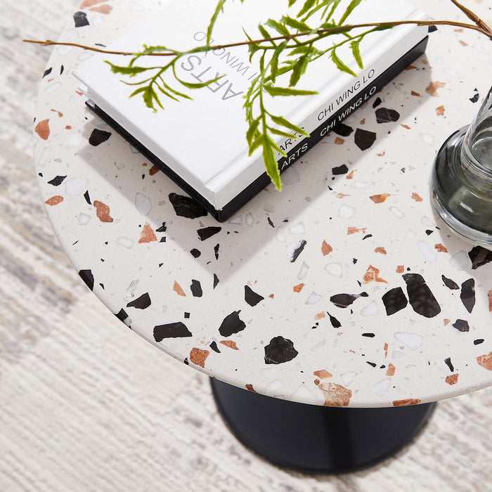 Modway Lippa Round Terrazzo Side Table Living Room Furniture - View 16