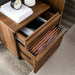 Modway Render Wood File Cabinet Storage Shelf in Brown - Detail View