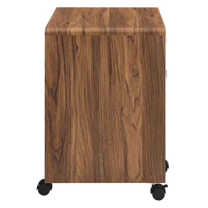 Modway Transmit Wood File Cabinet Storage Shelf - Close-Up