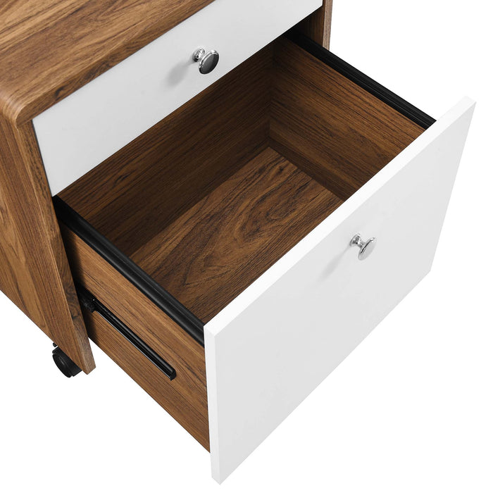 Modway Transmit Wood File Cabinet Storage Shelf - Features