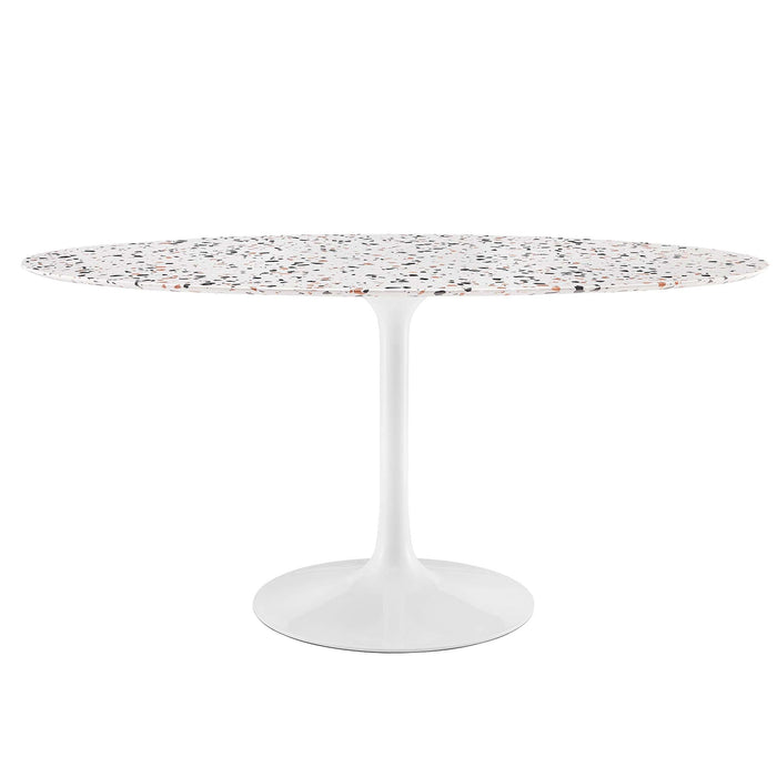 Lippa Oval Terrazzo Dining Table
