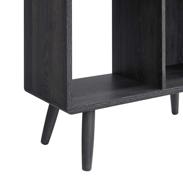 Modway Transmit 5 Shelf Wood Grain Bookcase - Installation View