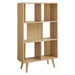 Modway Transmit 5 Shelf Wood Grain Bookcase - View 26