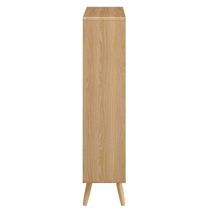 Modway Transmit 5 Shelf Wood Grain Bookcase - View 13