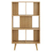 Modway Transmit 5 Shelf Wood Grain Bookcase - View 14