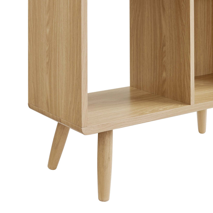 Modway Transmit 5 Shelf Wood Grain Bookcase - View 16