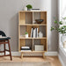Modway Transmit 5 Shelf Wood Grain Bookcase - View 9
