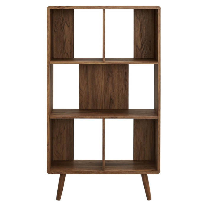 Modway Transmit 5 Shelf Wood Grain Bookcase - View 22