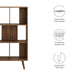 Modway Transmit 5 Shelf Wood Grain Bookcase - View 18